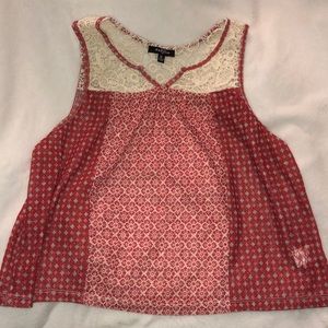 Ransom Red flowy tank top